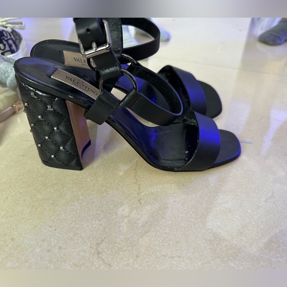 Valentino Thick Heel with studs